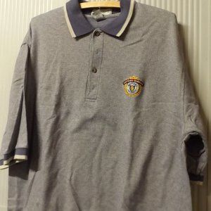 BIG AND TALL XL, MENS LIGHT BLUE "POLO" STYLE SHORT SLEEVE SHIRT